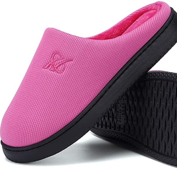 Women's  Memory Foam Slippers Landeer Pink 11 /12 - Picture 7 of 11